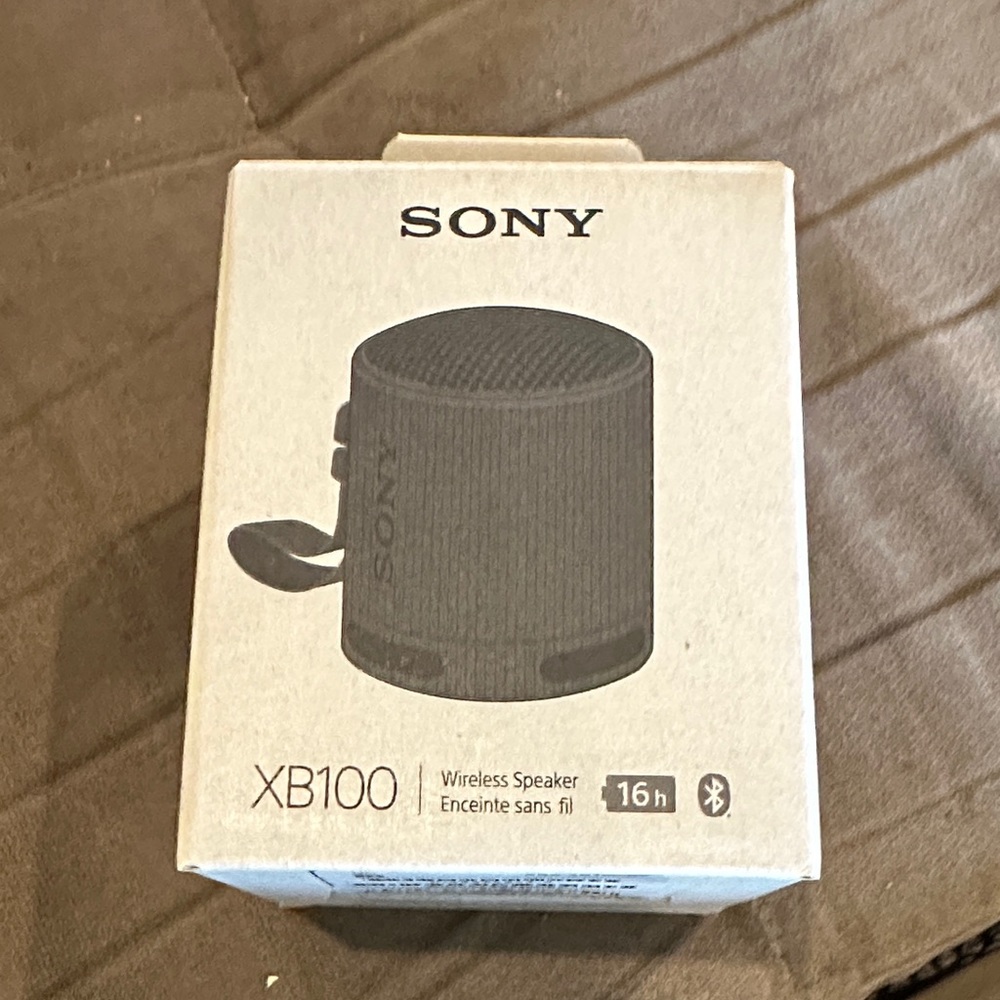 Sony XB100 Gray Portable Speaker